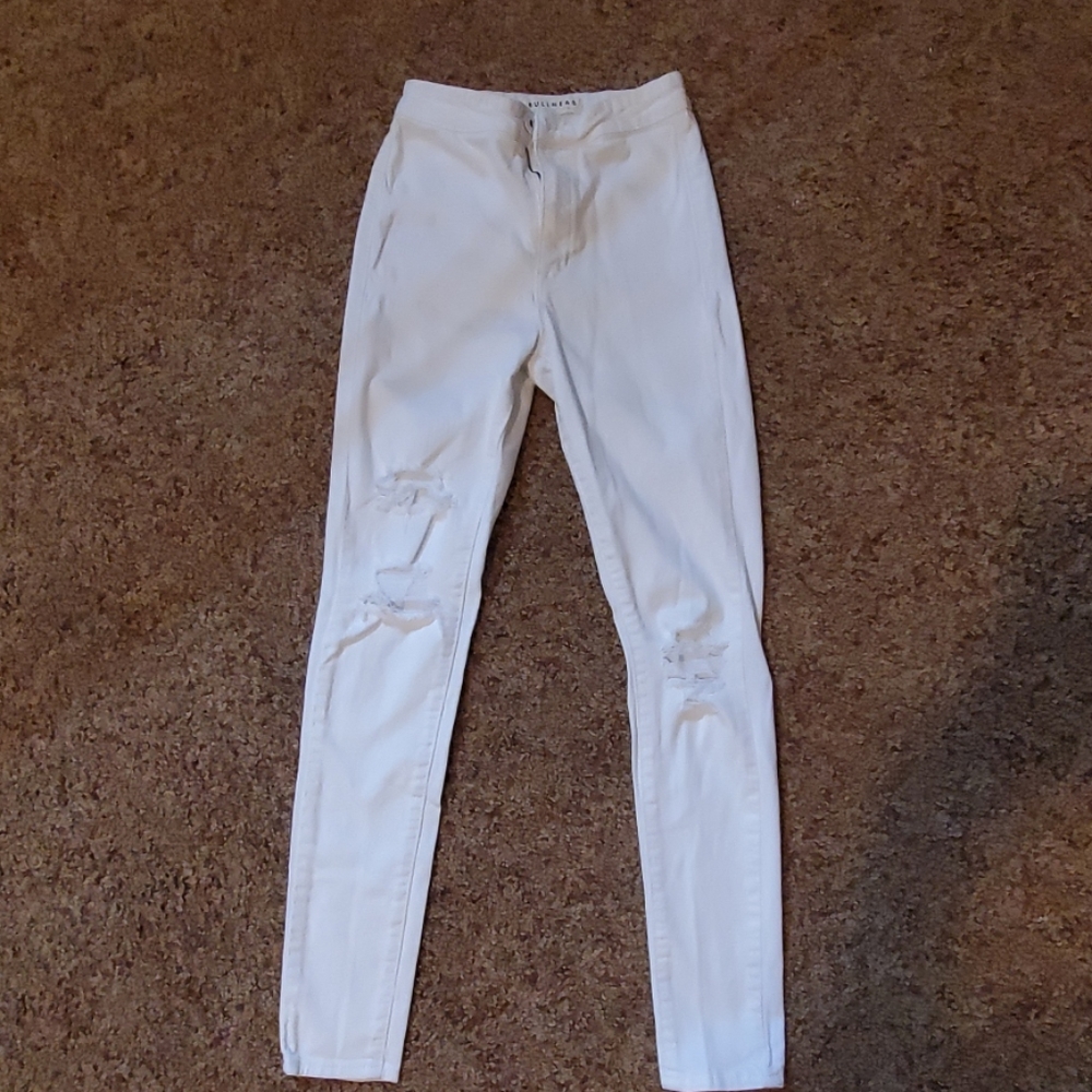 PacSun white super high skinniest jeans
